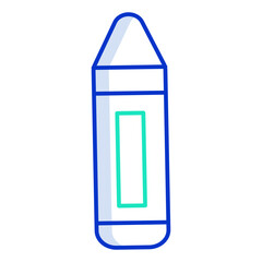crayon outline color icon design