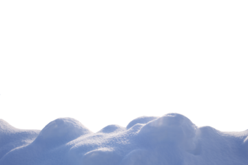 Christmas large beautiful snowdrift cutout.
Snow covered mountains in winter