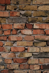 Obraz premium classic old brick wall close-up