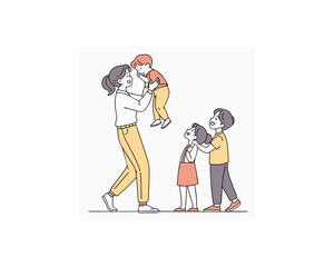 family health vector, health, Family vector Free SVG Download