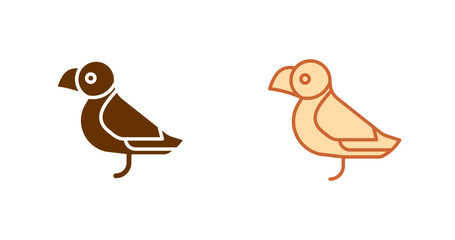 Puffin Vector Icon