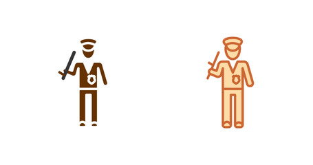 Security Patrol Vector Icon