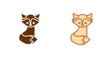 Fototapeta premium Fox Vector Icon