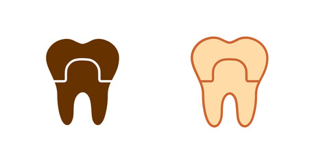 Dental Crown Vector Icon