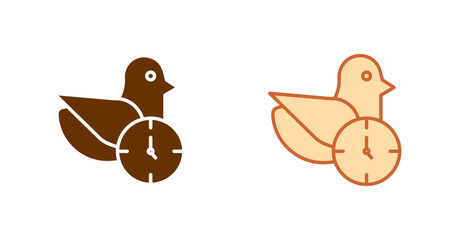 Early Bird Vector Icon