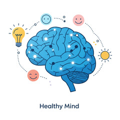 Boost Your Brainpower with a Fresh Idea and Positive Outlook, Mental Health and Wellness, Mindful Thinking for Success, Creative Mindset, Happy Brain