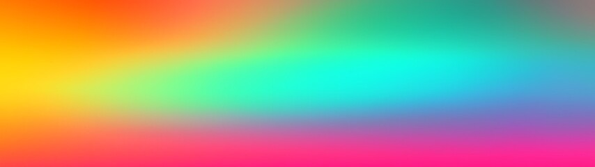Vibrant gradient background with orange, pink, green, and blue hues transitioning from light to dark. Perfect for creative projects or social media