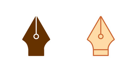 Fountain Pen Nib Vector Icon