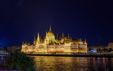 Fototapeta premium budapeszt nocą