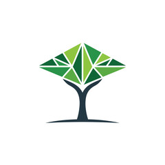 Tree Icon – Nature and Environmental Growth Symbol