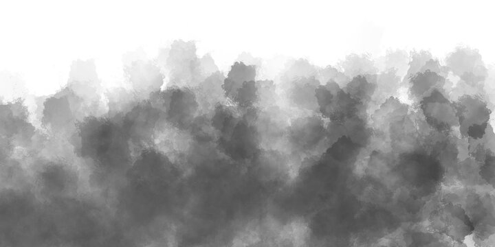 Hand made Abstract gray watercolor background texture artistic dark smoke effect perfect for backgrounds and design elements By illustrator
