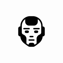 Robot Head Icon – Artificial Intelligence and Automation Symbol
