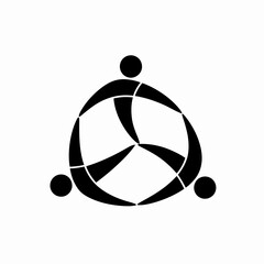 Fototapeta premium Group of People Icon – Teamwork, Collaboration, and Community Symbol