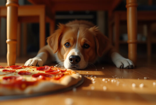 Dog’s-Eye Dinner: Waiting For A Tasty Bite