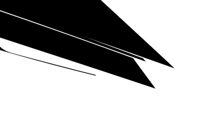 Abstract geometric shadows and shapes create modern minimalist monochrome visual interest and dynamic composition vector