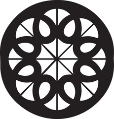 celtic knot symbol Circular Petal Ring Geometry