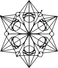 abstract geometric shape Complex Polygon Sacred Geometry