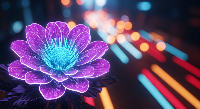 Vivid Petals in Evening Light - Powered by Adobe