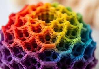 Colorful Honeycomb Structure