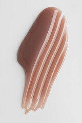 Beige Glossy Cosmetic Texture for Beauty and Skincare Concept