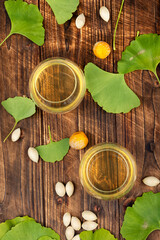 Natural herbal medicine concept.