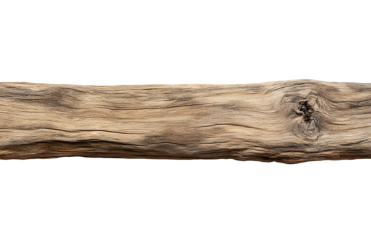 Natural oak wooden plank showing distinct grain pattern ideal for home decor, furniture making, and woodworking projects in bright, natural light setting