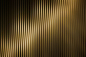 Obraz premium Beautiful vertical lines in golden hue with subtle undulation creating a textured and patterned surface