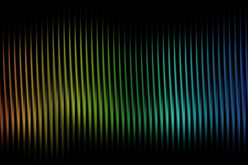 Abstract vertical gradient lines with vibrant golden green and blue colors on a featureless background design element