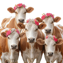set of cows