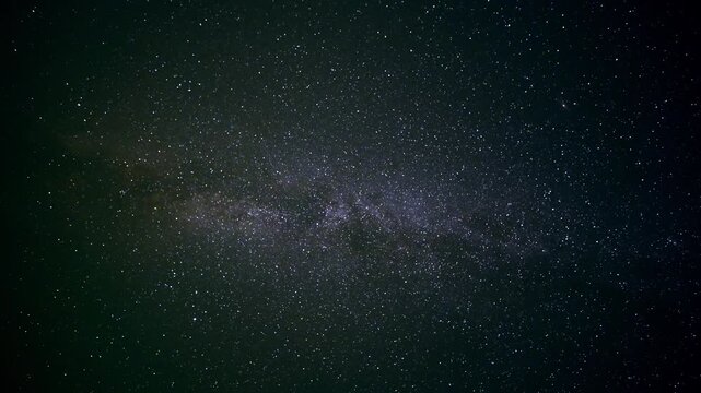 Timelapse video with Milky way and comet