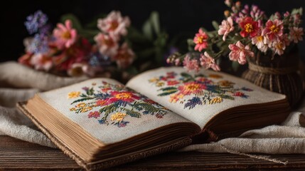  Embroideried Books 