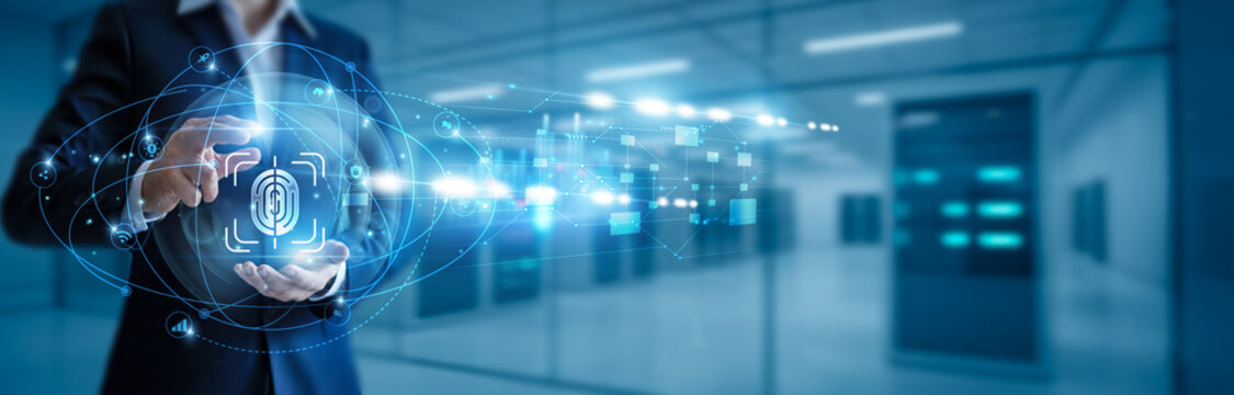 Businessman hand hold digital forensics, cyber investigation, evidence recovery, fraud detection, incident response, forensic analysis, malware examination, legal compliance, security auditing