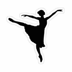 ballet dancer silhouette
