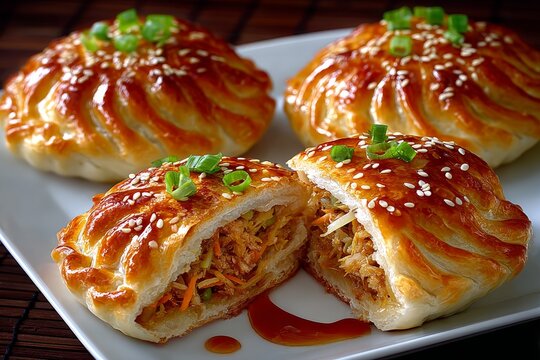 Deliciosos pierogi caseros de chucrut y champi&ntilde;ones con un toque crujiente