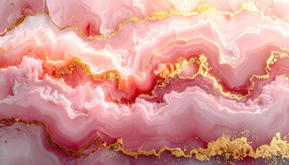 Abstract marble texture in soft pinks and golds