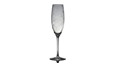 Clear glass shows etched roses with reflected light. Perfect for luxury product shots, party invites, or beverage branding.