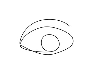 vector illustration of an eye