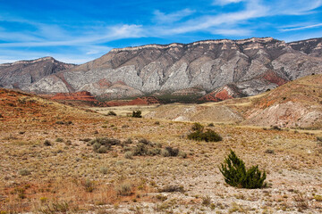Beautiful September Sky over the Bighorn Mountains near Shell Wyoming.