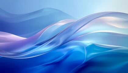Abstract Glass Wave Background