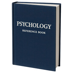 Psychology Reference Book Isolated on Transparent Background