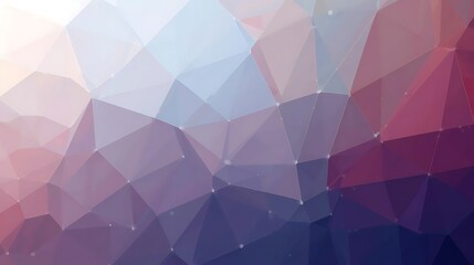 Obraz premium Abstract Geometric Polygonal Background with Network Dots and Lines