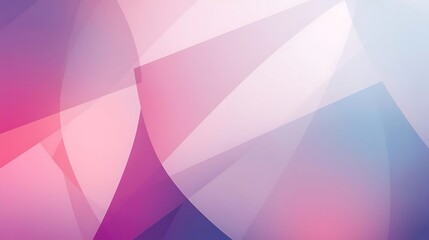 Fototapeta premium Abstract Geometric Shapes with Soft Gradient Lighting and Pastel Color Palette