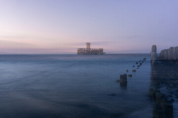 Fototapeta premium sunset over the sea
