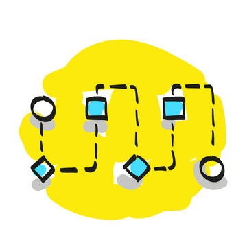 Icon, Symbol Prozess