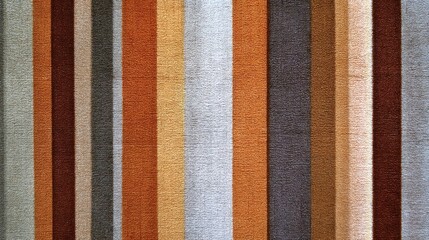 Fototapeta premium Vertical Stripes of Earth Tones: A captivating display of closely aligned vertical stripes in a rich palette of earth tones, evoking a sense of texture and depth.