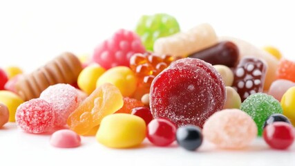 Variety of colorful sweets - Powered by Adobe