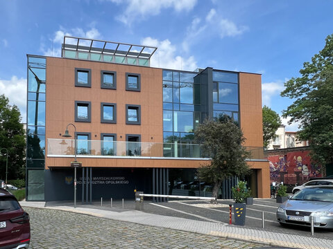 Opole, Poland, June 17, 2025: Marshal's Office of the Opole Voivodeship