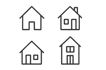 Printer icon set, vector illustration with transparent background, modern printer symbols, office equipment graphics, technology device icons, minimalistic design, editable vector elements