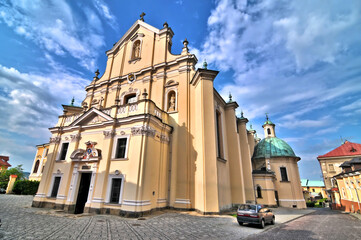 Obraz premium Cathedral Basilica of the Assumption of the Blessed Virgin Mary and St. John the Baptist in Przemyśl , Poland