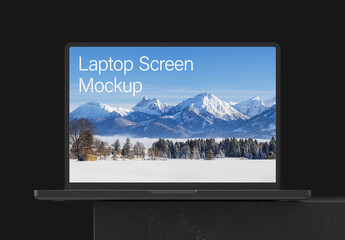 Laptop Screen Mockup